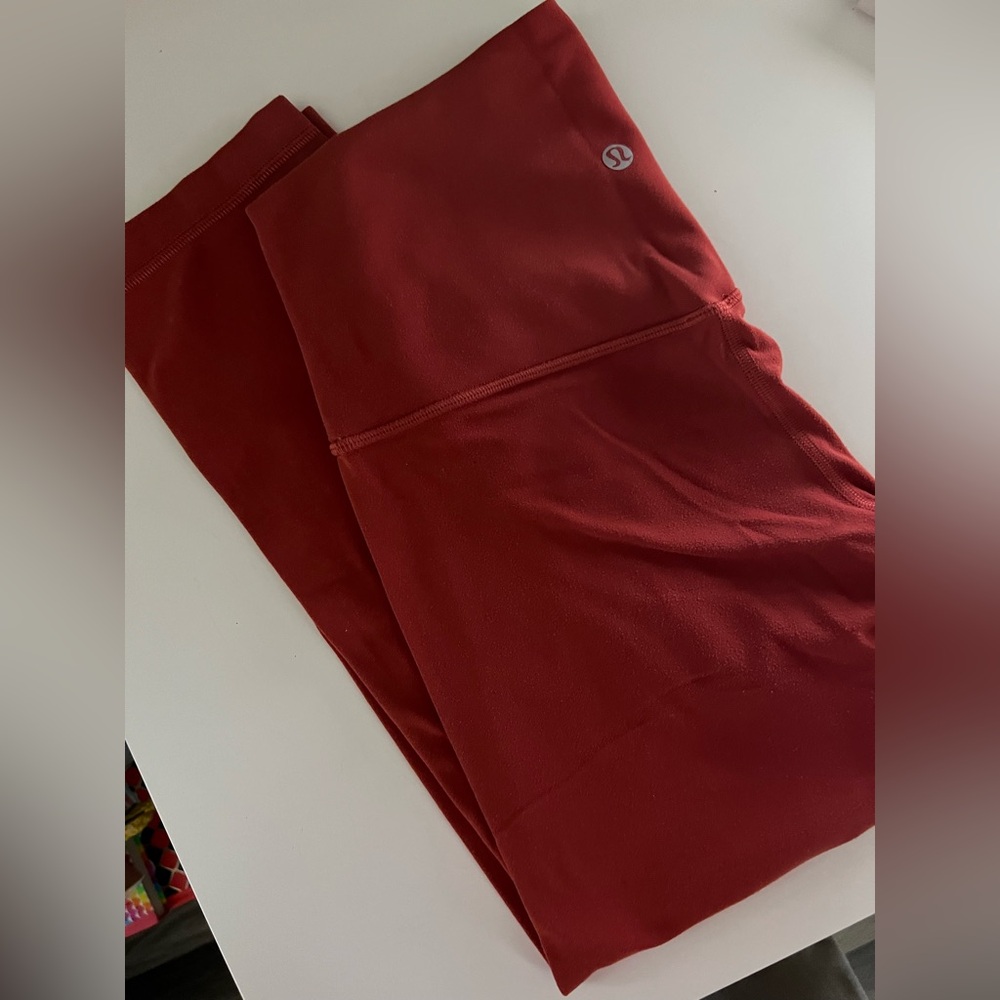 lululemon athletica Red Leggings